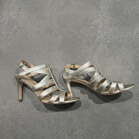 Via Spiga Silver Sandals - Size 7.5 - Picture 11 of 13